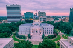 Columbia South Carolina Downtown Aerial View