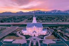 Taylorsville Aerial Stunning Sunrise