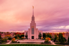 Twin Falls Fall Colors Fiery Sunset