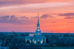 Twin Falls Spring Sunset Closeup