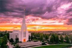 Twin Falls Rainstorm Sunset